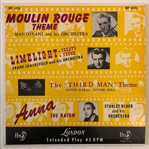 Various Artists Moulin Rouge Theme Limelight The Third Man Theme…